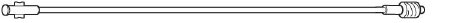 Set Extension 21 Inch Tubing 2.4 mL Priming Volume DEHP with Luer Lock Adapter (1/EA 50/CS) by Baxter  ID 2C6226